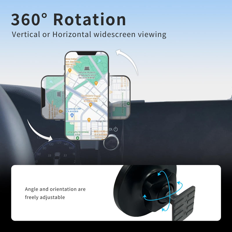 Car Phone Holder for 2025 2026 Toyota Camry XLE XSE Accessories, Magnetic Phone Mount with Storage Box for 12.3-Inch Screen Only, Does Not Block Air Vent, Fits iPhone 17-12 and Most Smartphones Magnetic holder