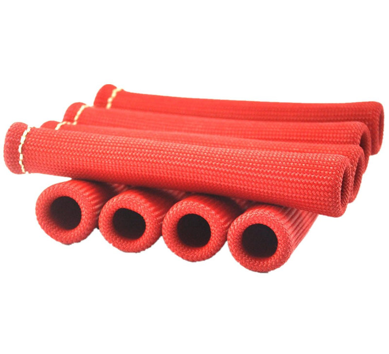 TYMXGHF Spark Plug Protector, 8pcs Fiberglass Heat Shield, High Temperature Engine Protection for Car