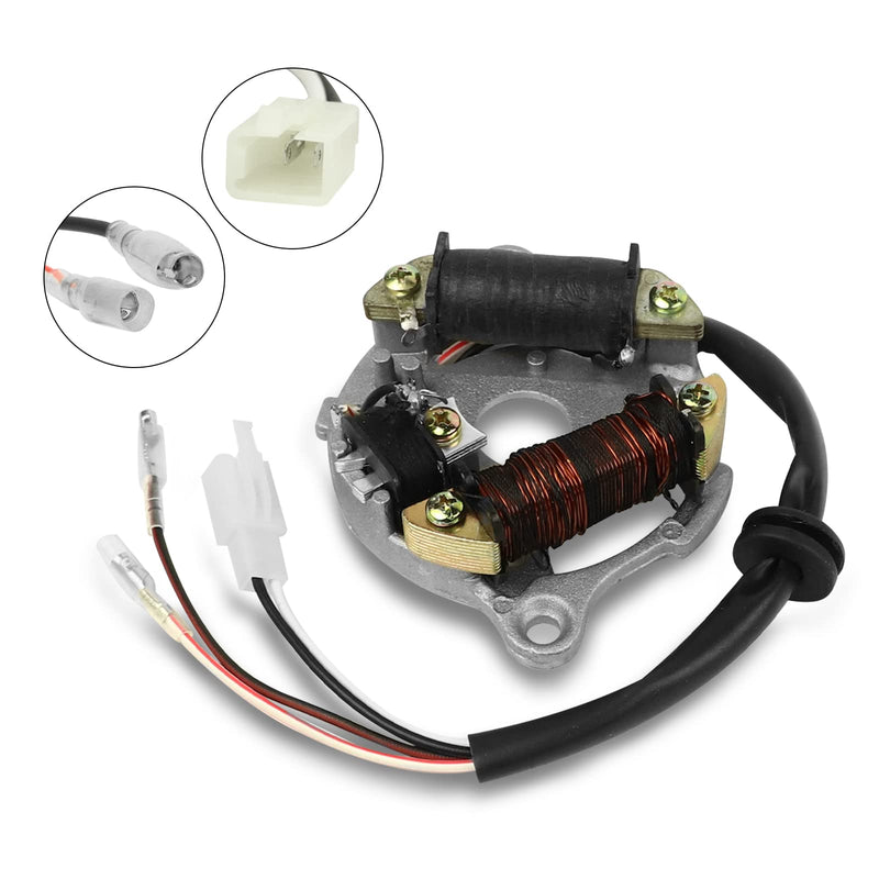 FLYPIG Magneto Ignition Stator Assembly for Yamaha PY50 PW50 Y-Zinger Peewee50 QT50 Motorbike 1981-2014