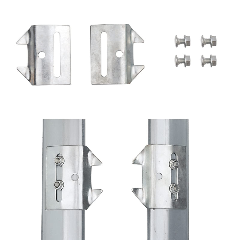 Garage Door Lock Kit with Spring Latch （Including All Hardware） Garage Door Lock Set Fits 1-3/8" Through 2" Thick Doors(Random Keyed) for Single/Double max Width to 18ft