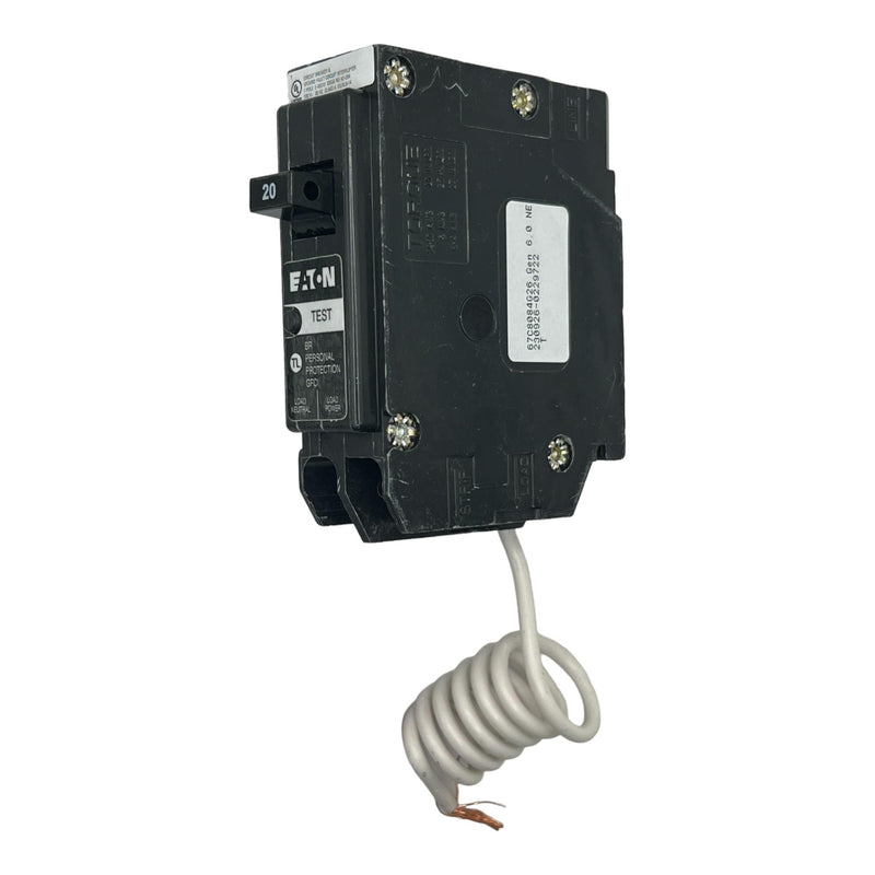 Eaton BRN120GF Br Gfci, 5ma, 1 Pole, 10kaic, 20a, Pigta