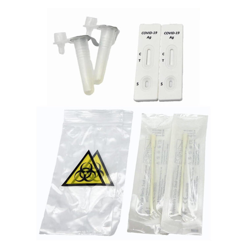 Advin Covid 19 at Home Test Kit, Rapid Results Under 10 mins, Easy to Use (6 Pack - 12 Tests)