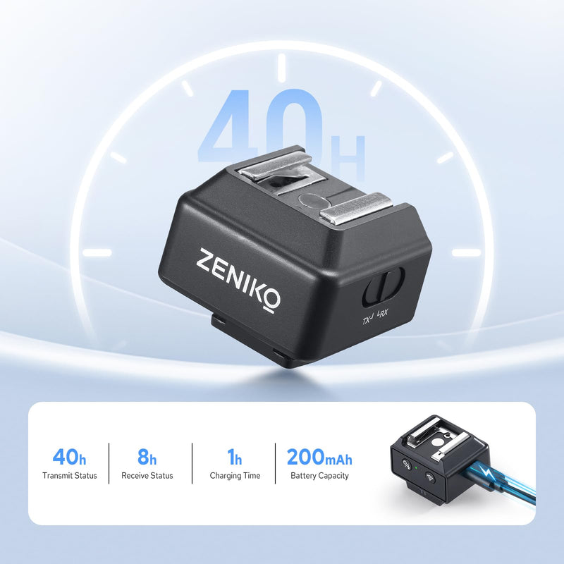 T1 2.4G Wireless Mini Flash Trigger for Canon Nikon Sony DSLR Cameras Wireless Flash Trigger Transmitter and Receiver for Camera Flashes，Tiny Trigger,Full Light Control