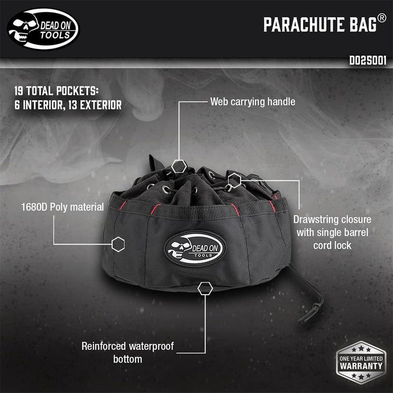 Dead On Tools Parachute Bag, black (DO-25001)