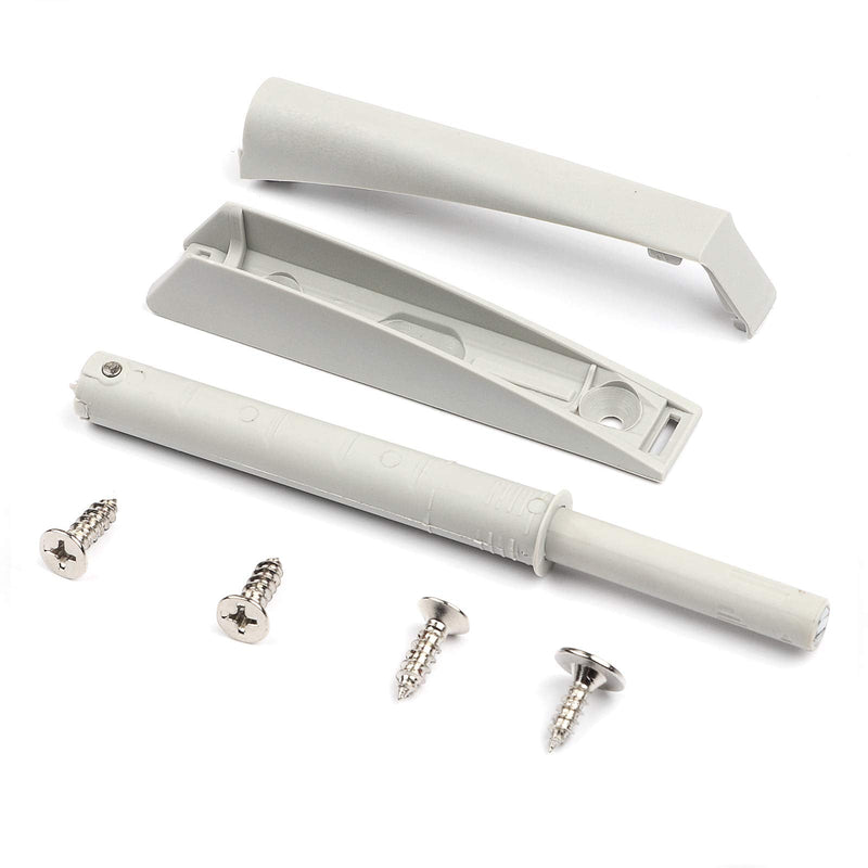 Push Open Door Latch, 10 Pack Magnetic Touch Release Hardware for Doors, Light Grey-Push Lash Latch for Kitchen, Bathroom, Furniture Drawers& Cupboards light grey 10 pack