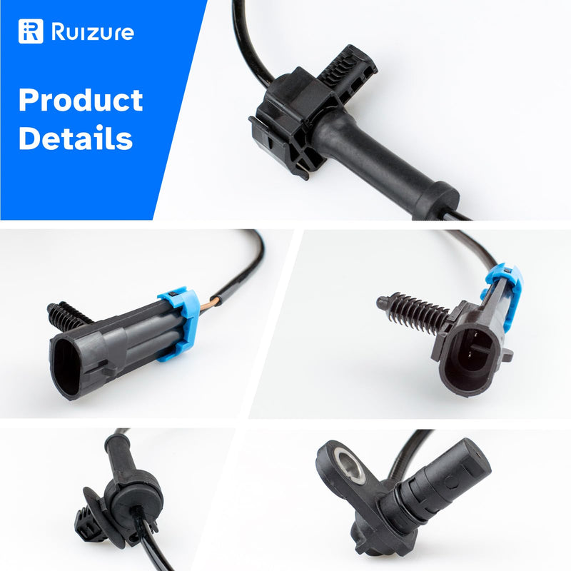 Rear Wheel Speed ABS Sensor Left Right fit for 2007 2008 2009 2010 2011 2012 2013 2014 Cadillac Escalade ESV EXT, Chevy Tahoe Avalanche Suburban, GMC Yukon XL 1500, Driver Passenger Side, ALS1464