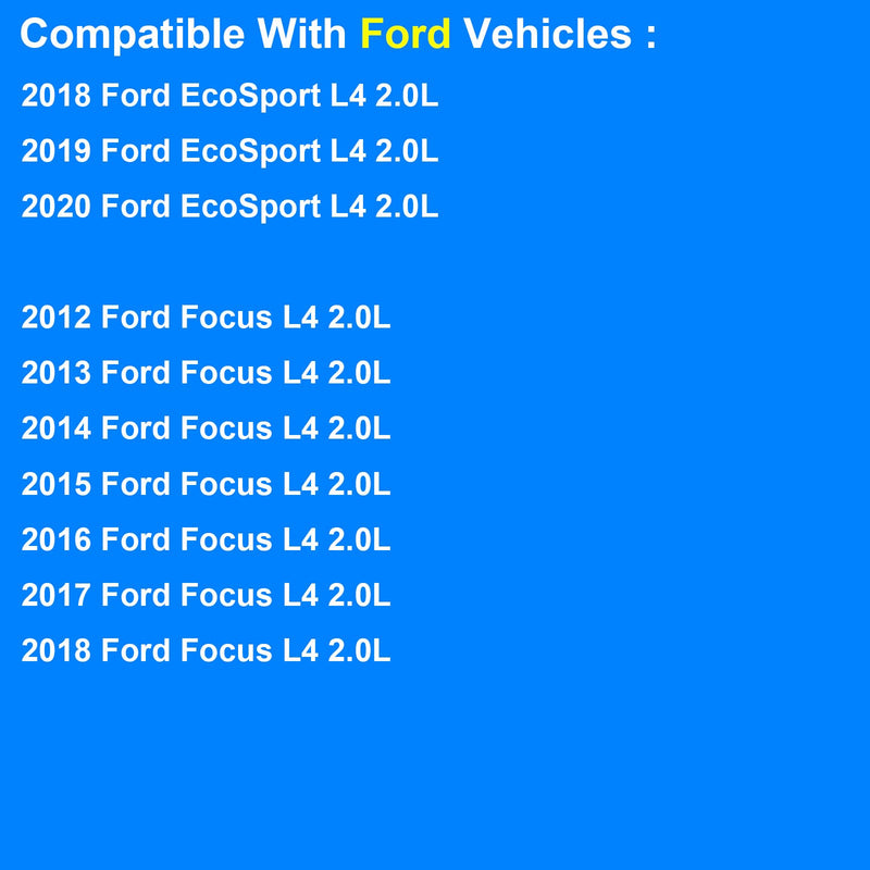 Allmotorparts Engine Coolant Water Outlet & Sensor Replace 902-1085 Compatible with Ford L4 2.0L - 2012-2018 Focus, 2018-2020 EcoSport, Years 2012 2013 2014 2015 2016 2017 2018 Focus