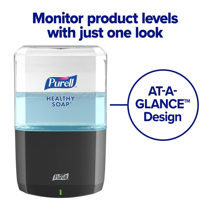 PURELL ES8 Automatic Soap Dispenser, Graphite, for 1200 mL PURELL ES8 HEALTHY SOAP Refills (Pack of 1) - 7734-01 - Manufactured by GOJO, Inc. 1 Count (Pack of 1)