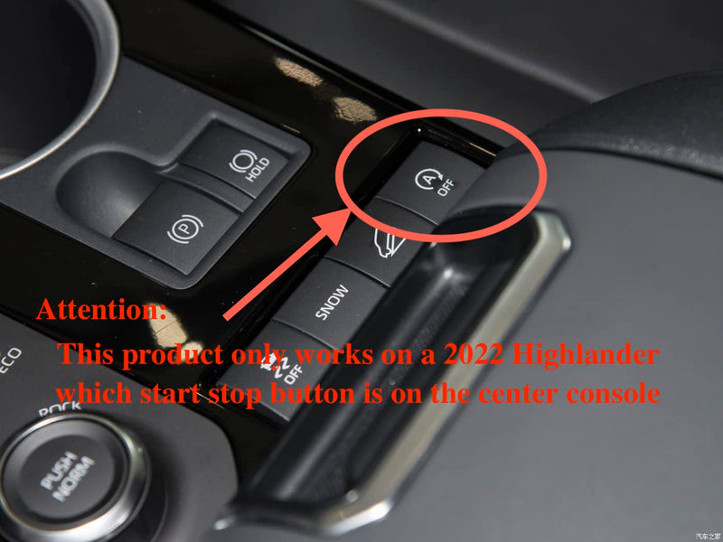 Auto Start Stop Eliminator, A-Off Delete/Disable Device Harness for Toyota Highlander 2020 2021 2022 2023