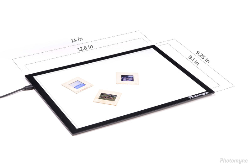 Photomyne A4 Light Pad – Slide & Film Negative Scanning Viewer | Perfect for Art, Film & Memories