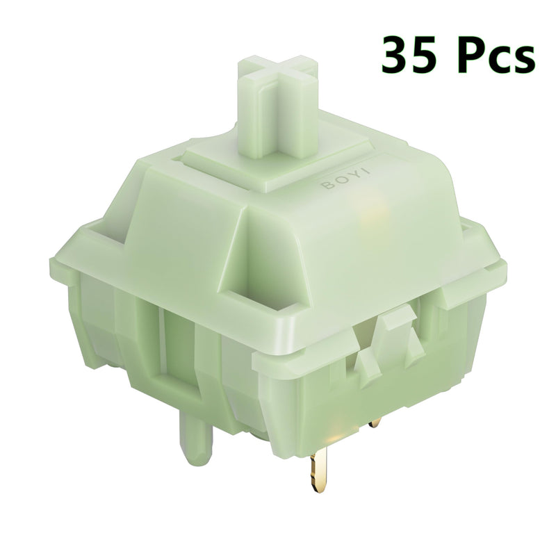 BOYI GMK104 Barebones Keyboard&35pcs HiFi Linear Switches,VIA Programable BT5.0/2.4GHz/Type-C Hot-Swap RGB Custom DIY Mechanical Keyboard WIith 5-Pin Pre Lubed Mount Cream Silent Switch
