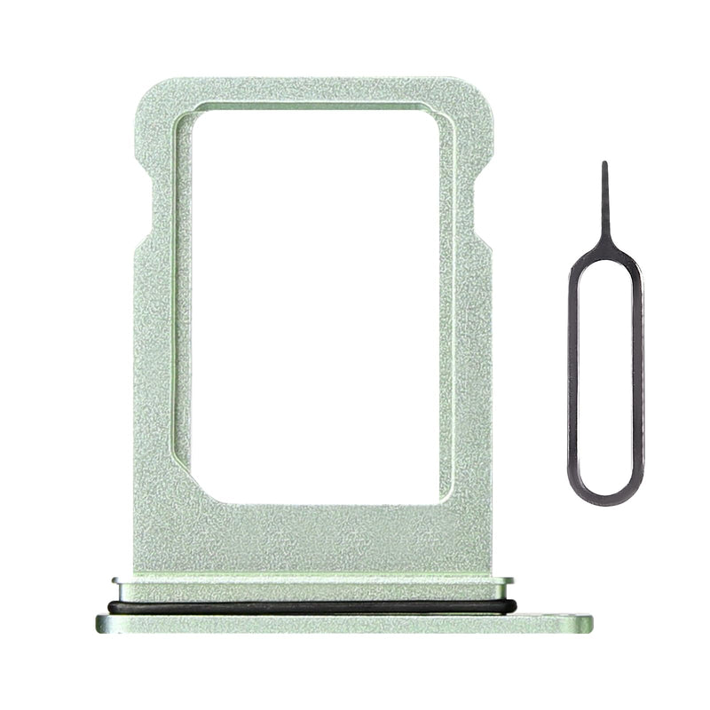 Single Green Version US SIM Card Tray for iPhone 12 Mini Replacement Sim Card Tray Holder Adapter with SIM Ejector Mobile Phone Repair Replace for iPhone 12mini A2176 A2398 A2399 A2400