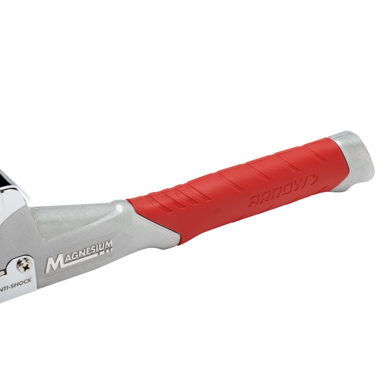 Arrow HT50MG Heavy Duty Magnesium Hammer Tacker Kit for Insulation, Housewrap, Roofing Underlayment and Flooring