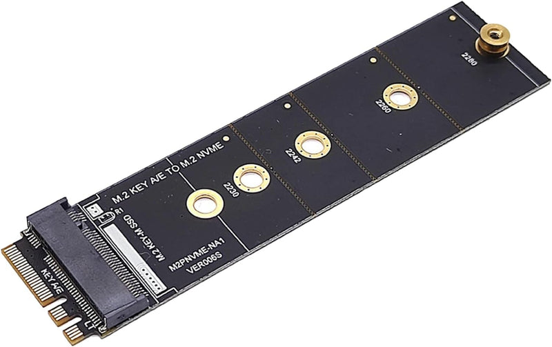 Wireless for M.2 A/E for Key Slot to for M.2 for M for Key WiFi Bluetooth-Compatible Adapter for NVMe PCI for Express M.2 Nvme Ssd Adapter Card M2 Key A-E to M2 NVME Adapter Converter Card to, 1 piece