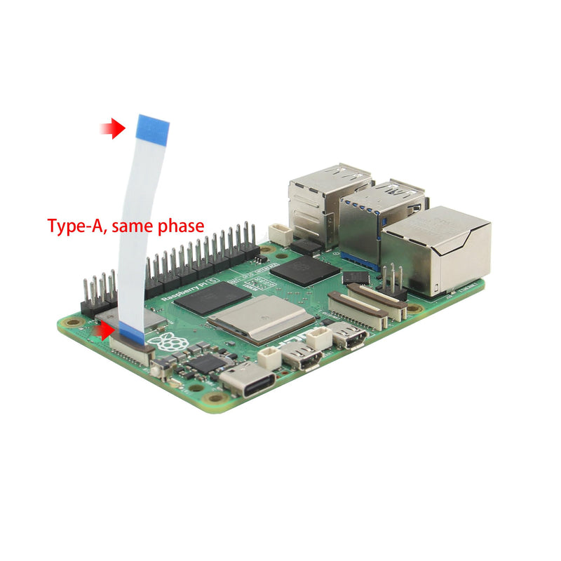 Geekworm 16Pin 0.5mm Pitch PCIe FFC Ribbon Cable Set 30mm/50mm/80mm for Raspberry Pi 5 & PCIe to NVMe SSD Adapter