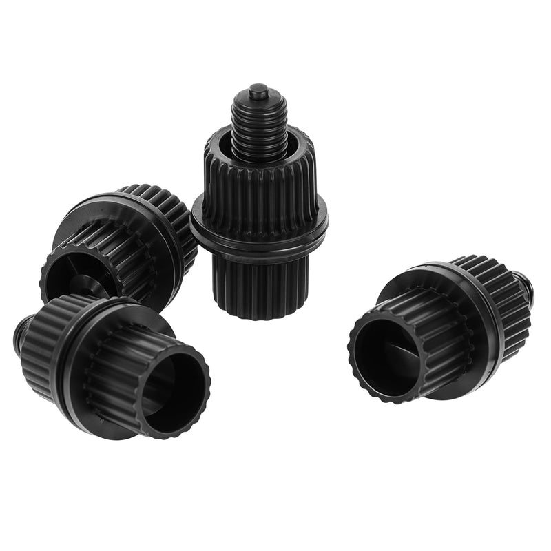 License Plate Bolts 4 Pcs 6mm License Plate Screws Universal Thread Screws Nylon Bolts and Nuts for Motorcycle Cars Trucks Bike Plate Fasteners