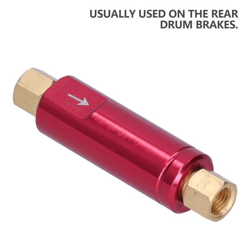 Residual Pressure Valve, 10lb Residual Valve Residual Brake Pressure Check Valve Brake Proportioning Valve 66RV10 EBM01 Universal Parts for Race Cars Drifting 1964 70 residual