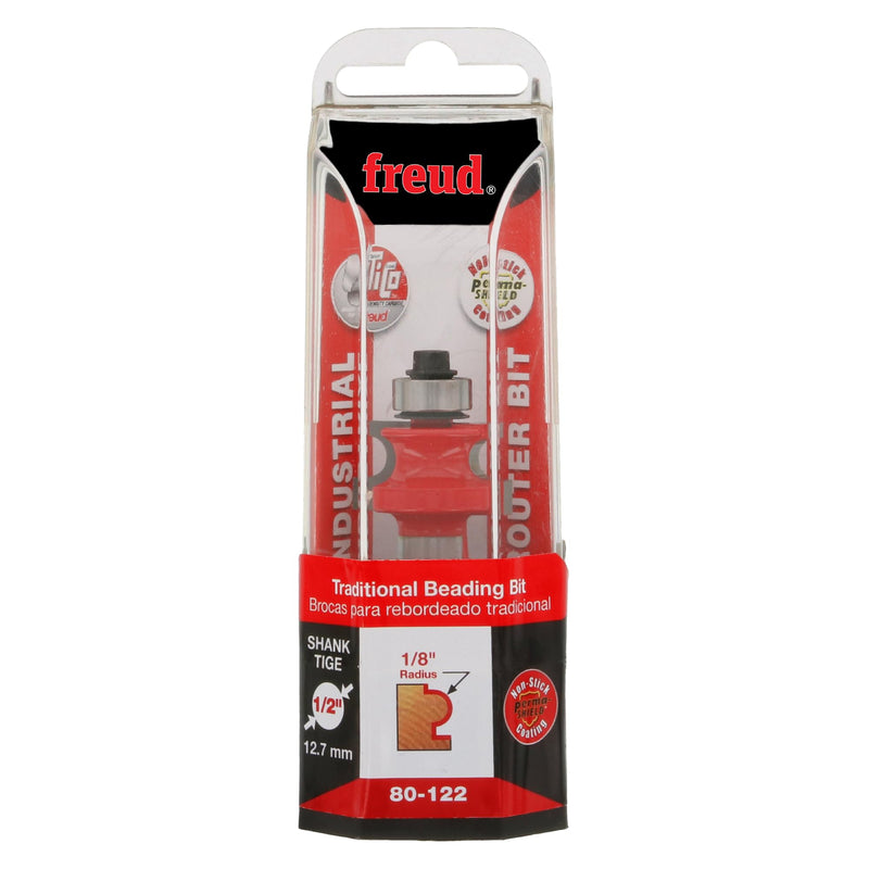 Freud 80-122: 1/8" Radius Traditional Beading Bit with 1/2" Shank