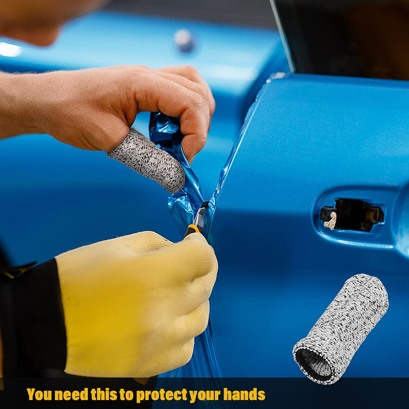 Vehicle Tint Squeegee PPF Tools Car Wrap Kit Corner Shank Scraper Window Water Wiper Knife Blade Cutter Car Paint Protective Film Wrapping Kit Window Tint Tools PPF Installation Kit