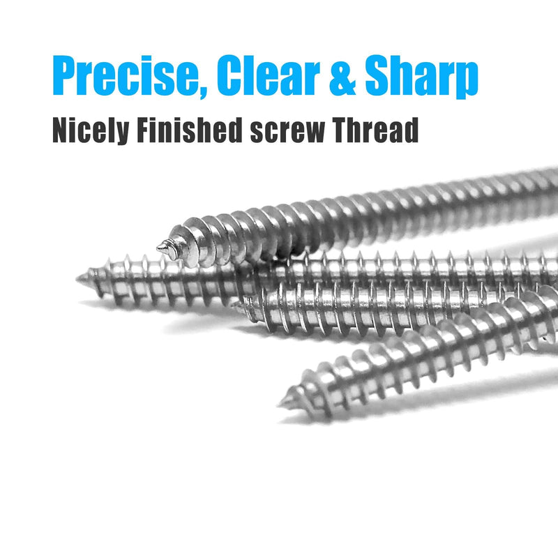 M6 M5 M4 M3 Wood Screws Assortment Kit,815pcs Metric Stainless Steel Assorted Self Tapping Screws Set Truss Flat Pan Head Phillips Drive Drilling for Deck Drywall Concrete Sheet Metal