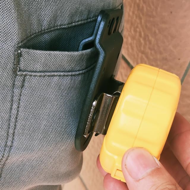 Tape Measure Holder for Belt, Drill Holder for Belt, Tape Measure Clip, Drill Belt Clip Tape Measure Clips with Single Clip Hole.