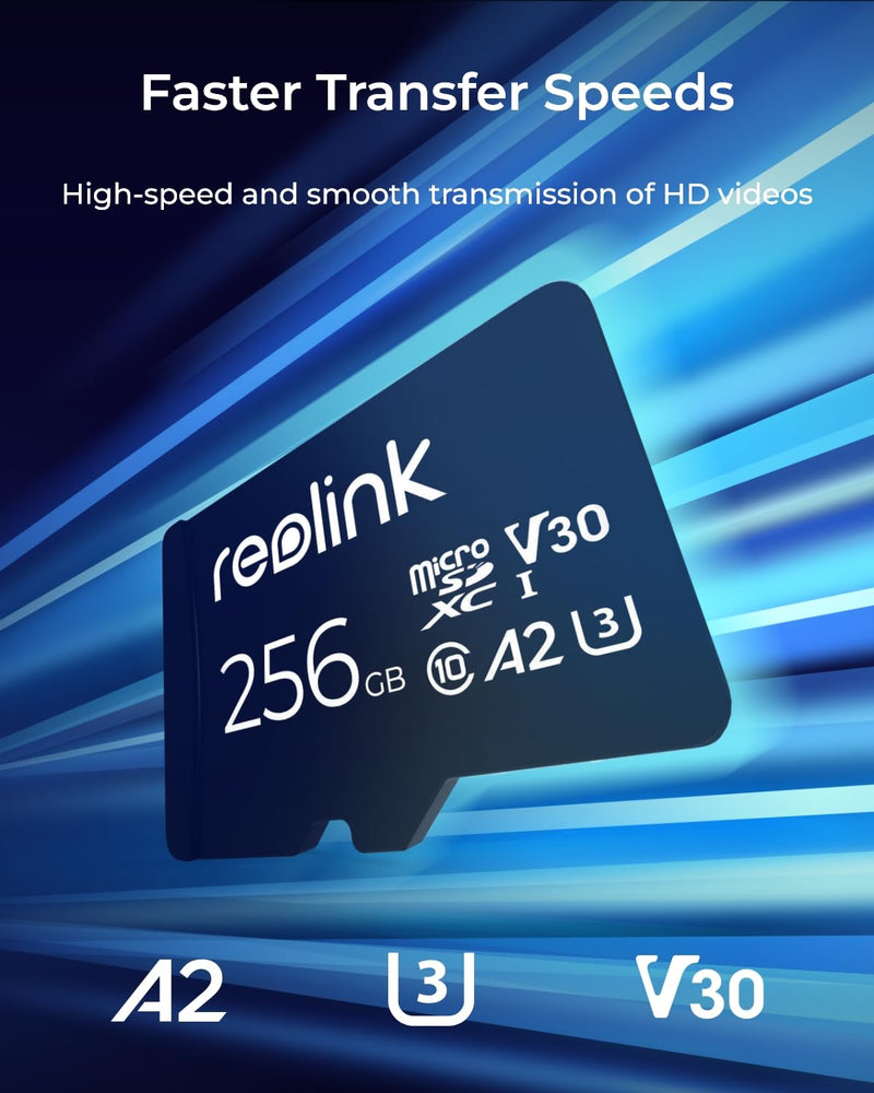 REOLINK Lumus Bundle with 256GB microSD Card, 2K 4MP, Plug-in, Color Night Vision with Bulit-in Spotlights, 2.4/5GHz Dual-Band WiFi