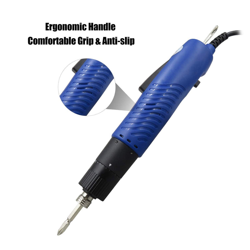 AC 110V Electric Screwdriver Handheld Corded Electric Screw Driver Adjustable Torque 1/4-in Screw Bit Diameter Repair Tool