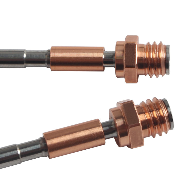 3D Printer Accessories 2Pcs PrusaMK4 XL MK3.9 Nextruder Bimetal Heatbreak with 2Pcs Brass 0.4mm Nozzle Plug and Play: Not Compatible with MK3 MK3S+ MINI Ender 3 BCZAMD