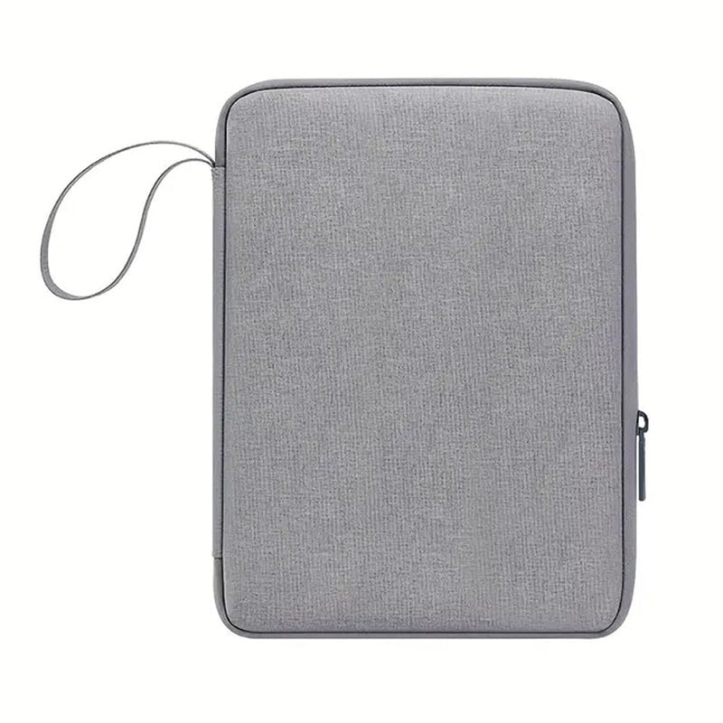 1pc Nylon Tablet Storage Bag Anti-Drop Shockproof Tote Bag Portable-Grey | Laptop Sleeve Case Touchscreen Laptop Water Resistant Computer Notebook Bag Organizer for Work Travel Office