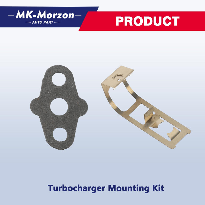 Turbocharger Mounting Kit with Gaskets O-Rings and Bolts Compatible with 6.0L Powerstroke Diesel 2003-2010 Ford,2002-2010 International Trucks Replaces# 904-234, 3C3Z-9T514-AG, 3C3Z-9T514-AD