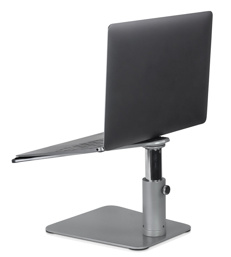Mount-It! Adjustable Height Laptop Stand for MacBook | Ergonomic Laptop Stand Riser | Tilted Laptop Lift for MacBook Air, MacBook Pro and 11-15 inch Laptops