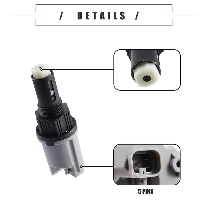 Motoforti 4WD Front Four Wheel Drive Actuator, 4x4 Front Differential Axle Actuator, for Chevy Silverado Avalanche K1500 K2500 K3500, ABS, 26060073, 600-101, Black