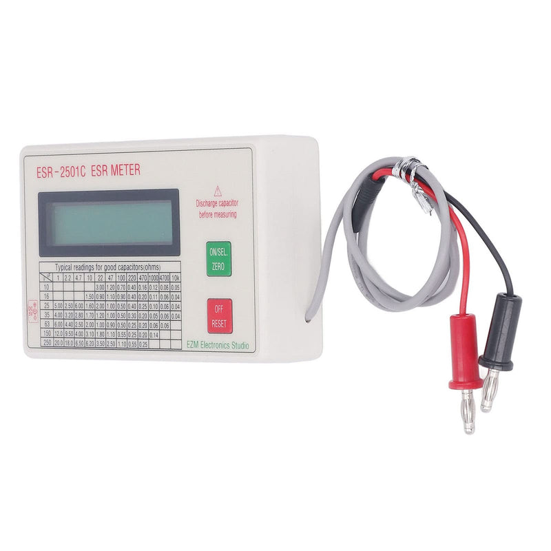 Capacitor Tester, Capacitance Meter LCD Display Meter with Smart Shutdown Function