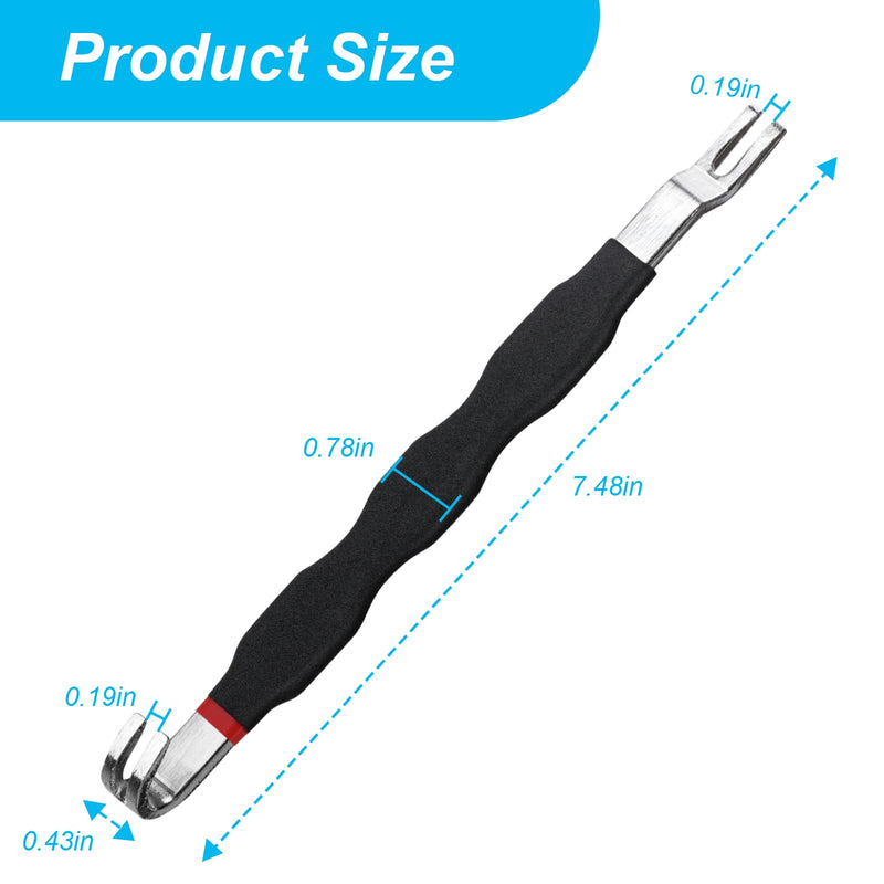 Electrical Disconnect Pliers 13120, 7.48"x0.39" Automotive Electrical Connector Removal Tool, Universal Electrical System Tools for Car Truck Terminal Plug Separator Removal straight