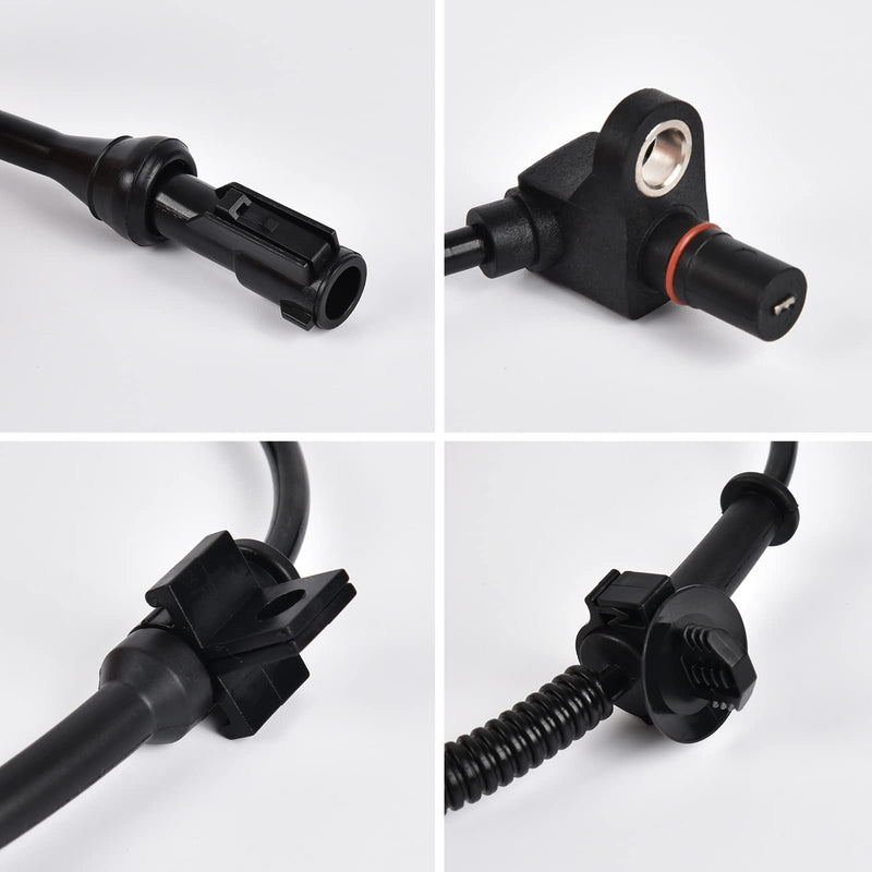 SPEEDWOW 2Pcs ABS Wheel Speed Sensor Front Left Right for Ford Excursion (2000-2005), F-250 F-350 F-450 F-550 Super Duty (1999-2004) F650 F750 F800 Replace#OE 197 5S6024 SU7557 BRAB68 F81Z2C204BA