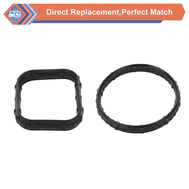 ZONFANT Intake Manifold Gasket Set Compatible with 2007-2012 Ford Edge Flex Fusion Taurus Taurus X, 2007-2015 Mazda 6 CX-9, 2007-2012 Lincoln MKS MKT MKX MKZ, 2008-2009 Mercury Sable, Replace#MS97118