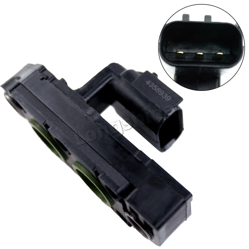 4358939 EGR Pressure Exhaust Gas Pressure Sensor DPF Sensor Differential Pressure Sensor CUM4358939 Compatible with Cummins ISX QSX Engines