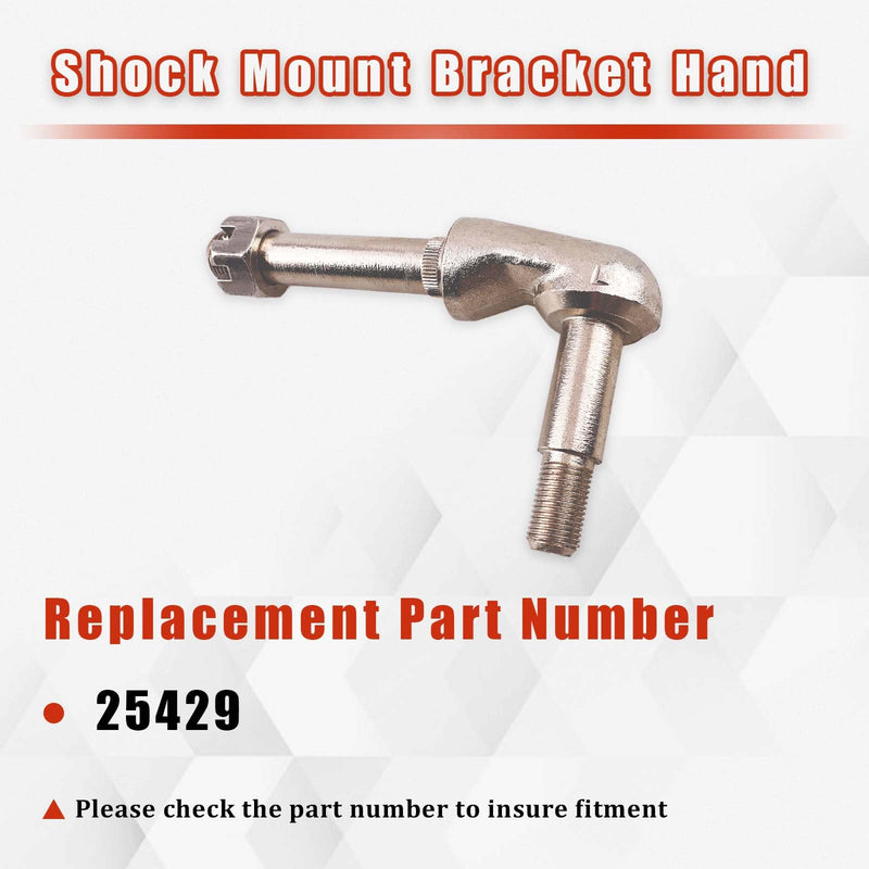 Rear Lower Shock Mount Bracket Hand With Nut Compatible with 1963-1982 Chevy Corvette C2 C3 25429 - Left