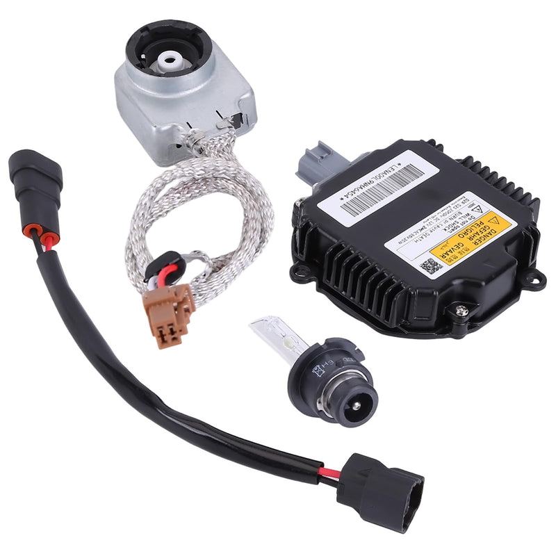 Xenon Headlight Ballast Control Unit with Igniter & D2S Bulb 28474-89904 Fit for Nissan 350Z Altima Maxima Murano Rogue 350ZR, for Infiniti G35 G37 M35 M45 FX35 FX45 Q40 Q50 QX60 QX70 QX80
