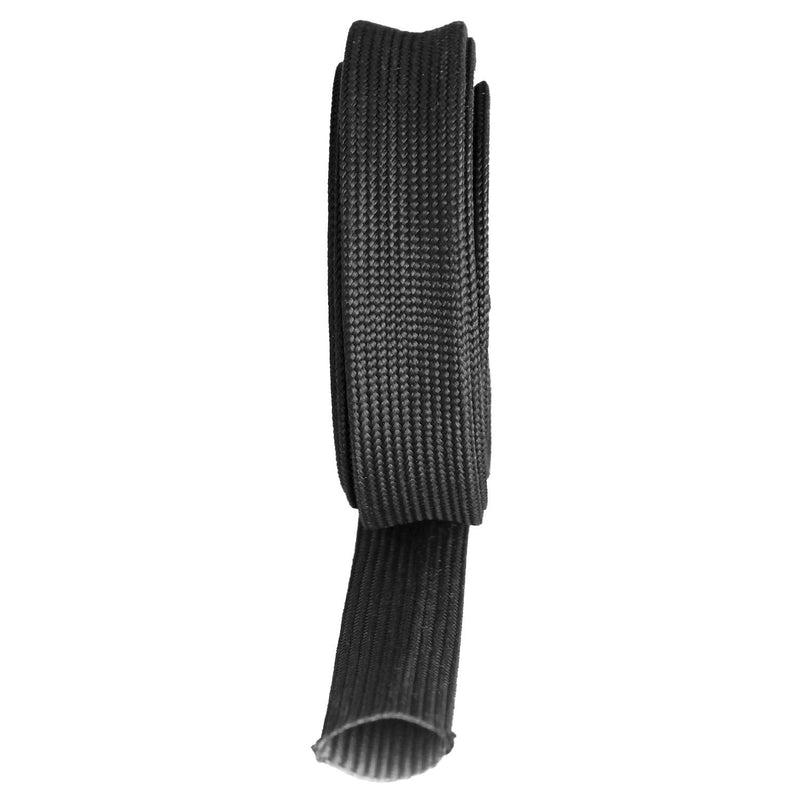 Heat Hose Fiberglass Wrap Shield Sleeve- 1/2" ID x 10'Black Adjustable Hose Heat Shield Spark Plug Wire fuel line Roll For Car Wire Loom cable Brake Line Cable Black