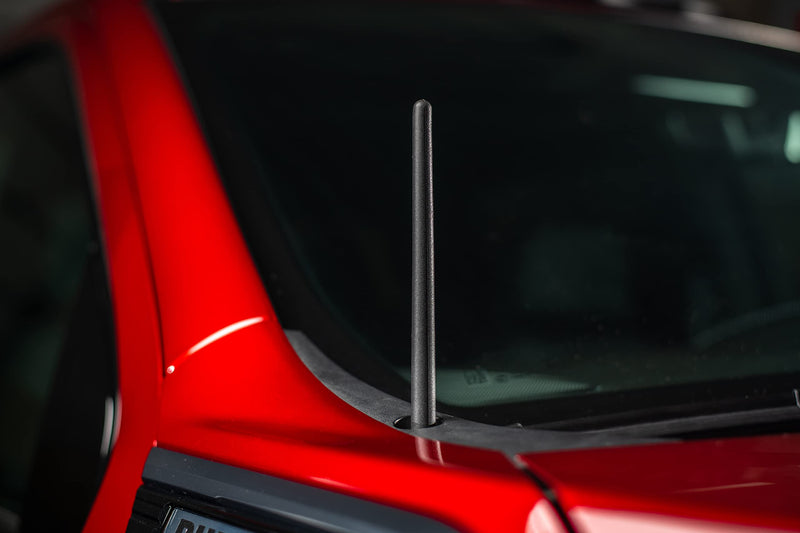 AntennaMastsRus Short Rubber Antenna fits Chevrolet Silverado 1500 (2006-2025), The Original 6 3/4", Car Wash Proof, Durable EPDM Rubber, Internal Copper Coil for Enhanced Reception