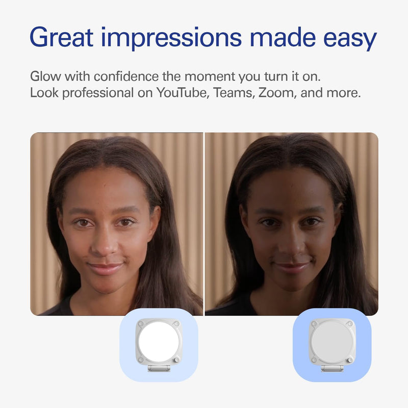 Elgato Key Light Neo – Professional Video Call Light, No Glare, Adjustable Monitor Mount, Manual or Wi-Fi Control, Office/Teams/Zoom/Slack/Twitch/YouTube – Plug-’n-Play on Laptop, PC, Mac (Renewed)