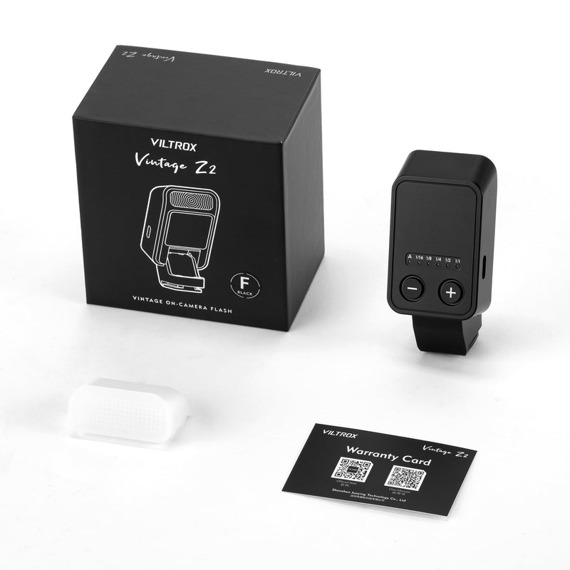 VILTROX Retro Mini TTL Flash for Fujifilm, Foldable Pocket On-Camera Speedlite, 28mm Wide Coverage, 10Ws Compact Lightweight Flashes, USB-C Rechargeable Flash (Z2-F)