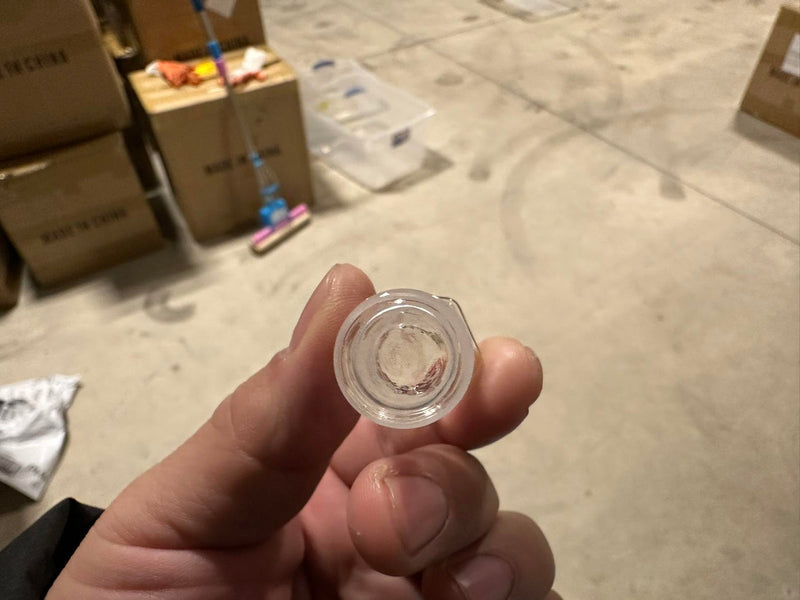 stonylab Glass Hex Head Hollow Stopper, Hexagonal Glass Stopper for 14/20 Outer Joint with Closed Bottom, Ideal for Sealing Lab Glassware, for Laboratory Use Only (5 Packs) 14/20 Joint