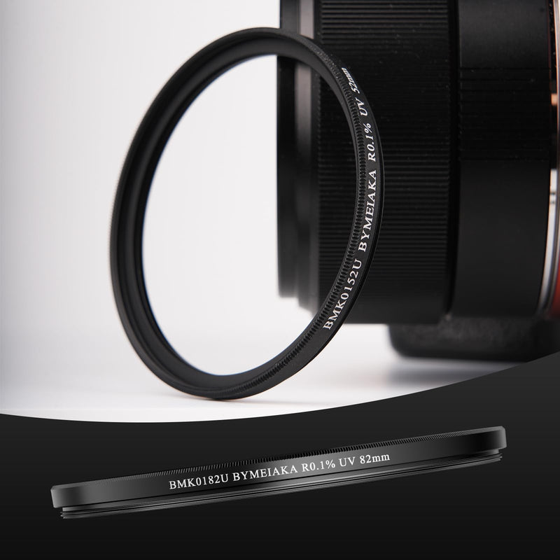82mm HD Multi-Coated UV Filter for Camera Lens Protection | 99.6% Light transmission, Low-reflection, Nano-coated glass, Ultra-slim frame, Water-repellent, Scratch-resistant 82.0 Millimeters
