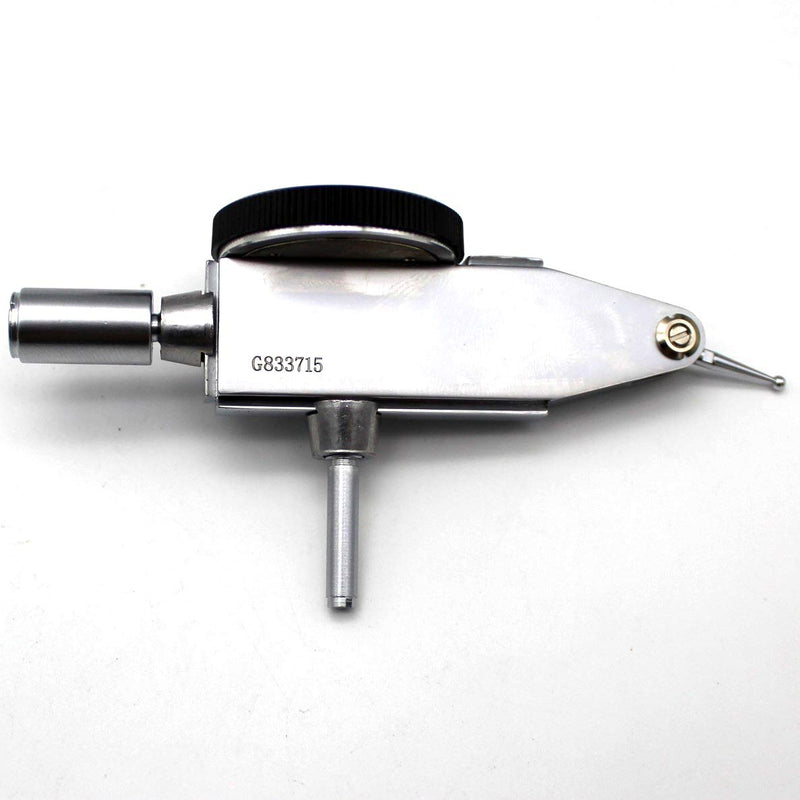 Professional Dial Test Indicator 0-0.03"x0.0005" Steel Hardened All Metal Components with 2 Steel Dovetail Clamps 3/8'' and 5/32'' in Storage Case