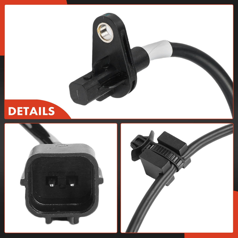 A-Premium Front Left ABS Wheel Speed Sensor for Kia Models - Soul 2014-2019, Soul EV 2015-2019 - Front Left Driver Side, Replace# 95670B2050 Front Driver Side