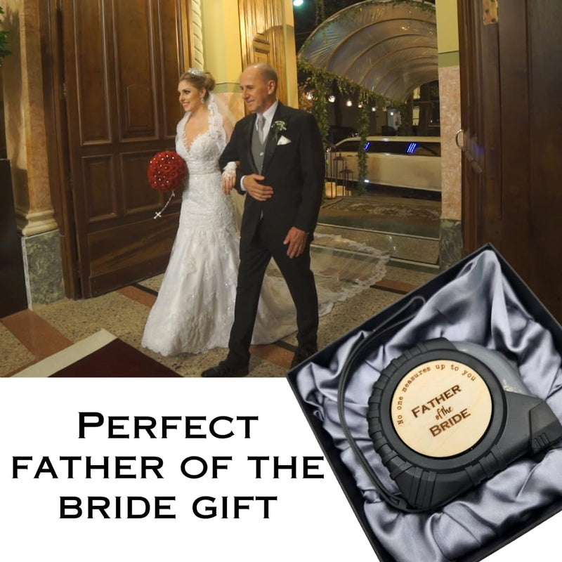 Father of The Bride Gifts, Dad Gifts Wedding, Father of The Bride Gift, Fathers Gifts from Daughter Wedding Day, Engraved Tape Measure