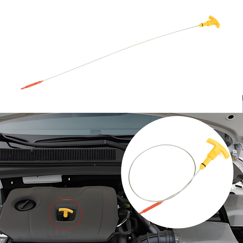 26611-2E021 Oil Dipstick 266112E021 for Hyundai Elantra 2011-2018 Tucson Sonata & for Kia Forte Optima Soul Engine Oil Level Dipstick