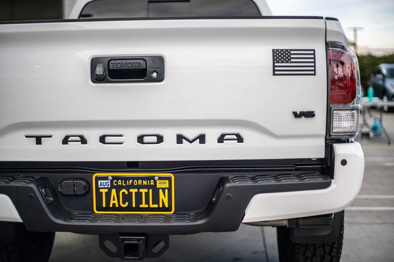 Tactilian American Flag Magnet cut-out - Tactical Car Decal Magnets Made in USA for Car, Truck, SUV Black Set